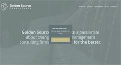 Desktop Screenshot of goldensourceconsultants.com